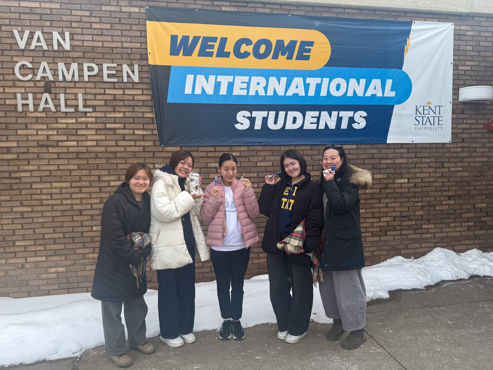 【国際交流】本学学生がKent State Universityを訪問しました